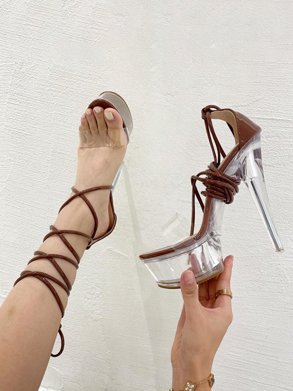 Bandage Stilettos Pumps Sandals