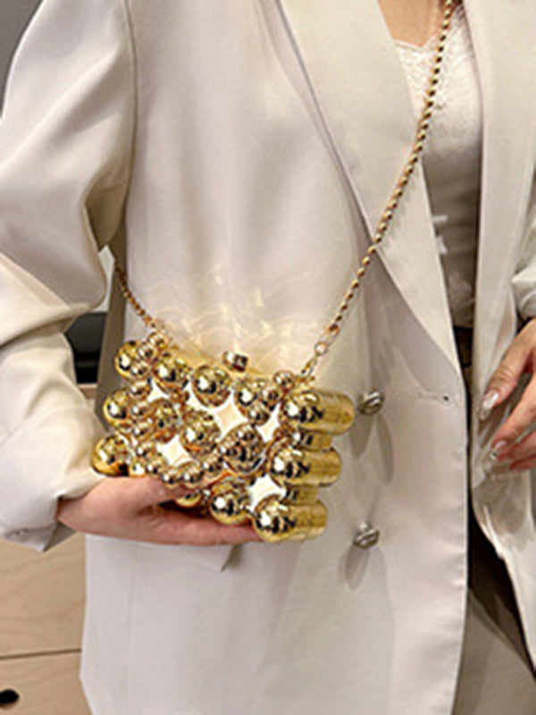 Beaded Geometric Shiny Handbags Crossbody Bags Bags Accessories