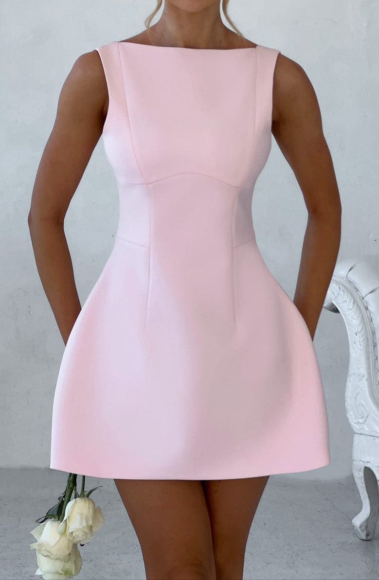 Clara Mini Dress - Blush