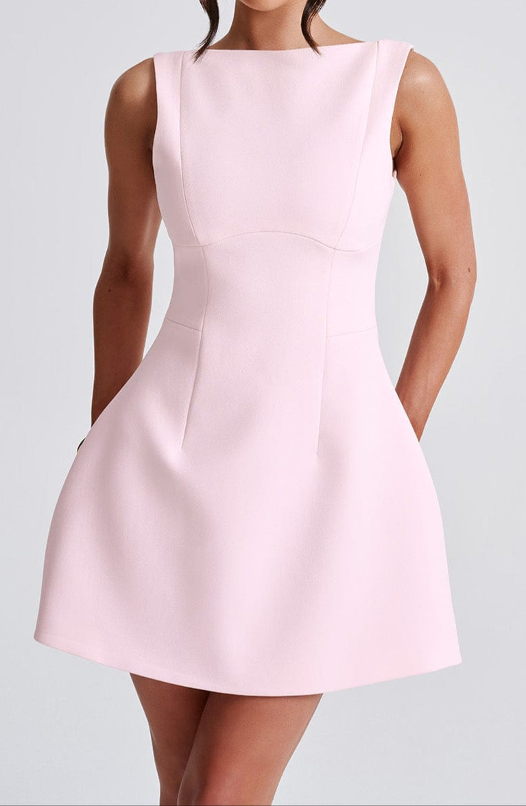 Clara Mini Dress - Blush