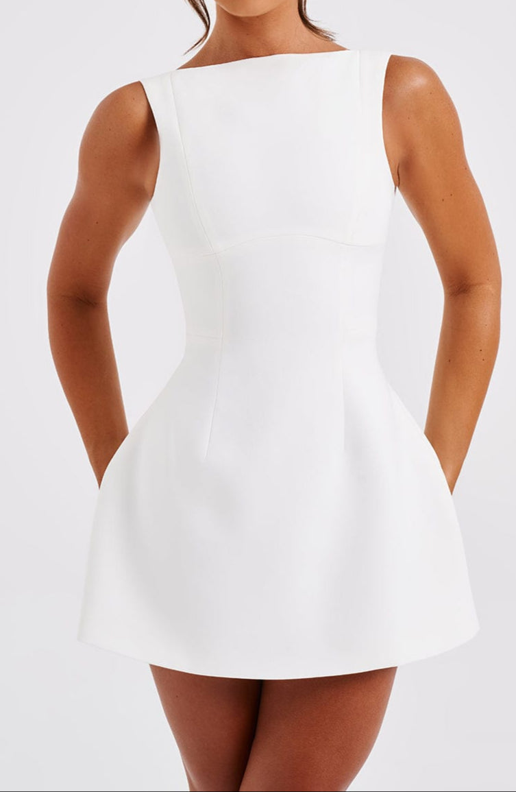 Valentina Mini Dress - Ivory