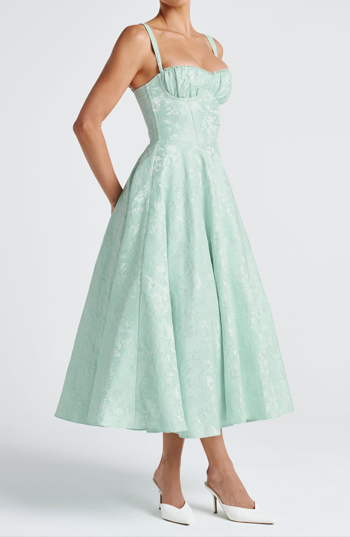 Matelda Midi Dress - Mint