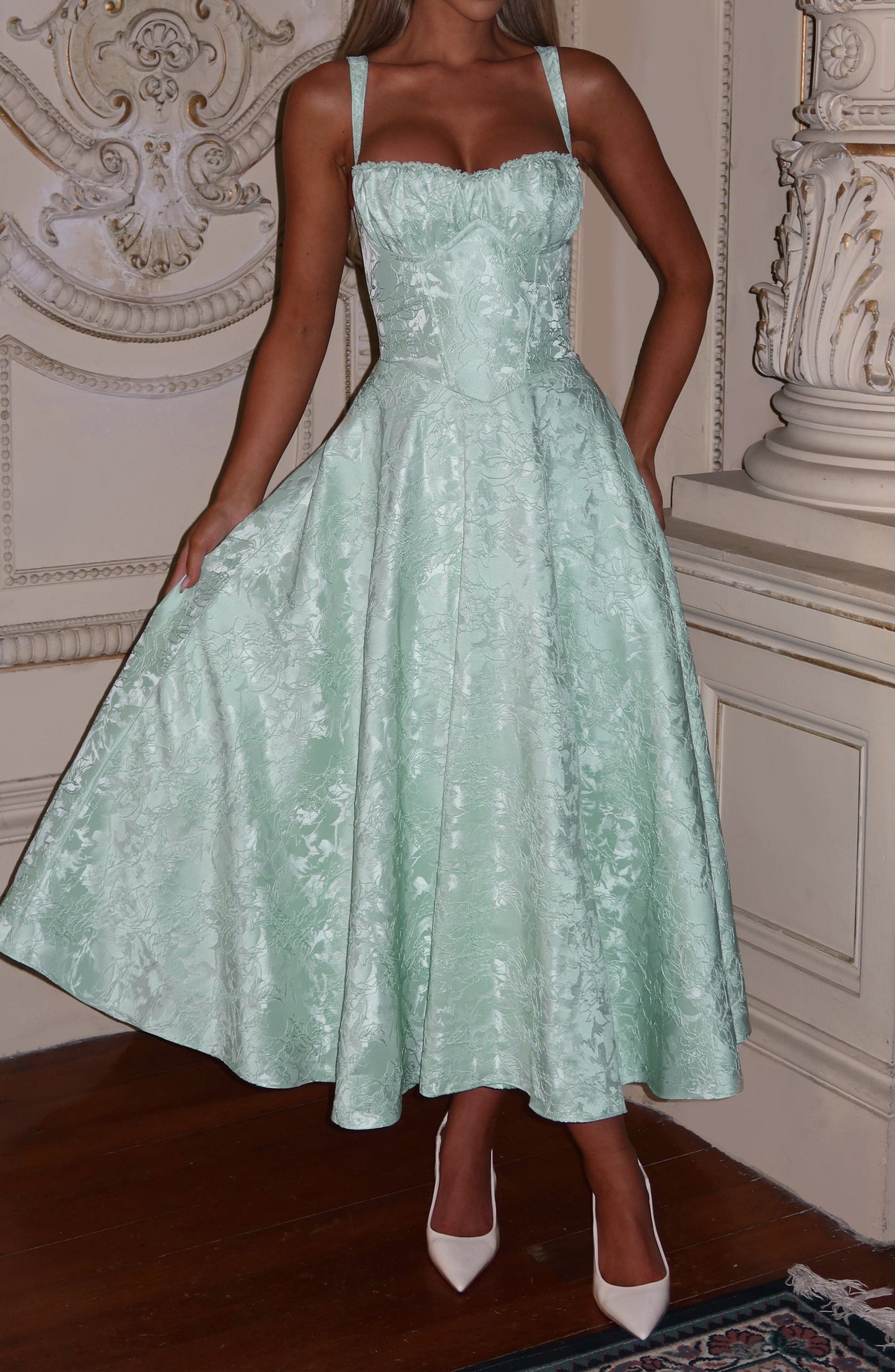 Matelda Midi Dress - Mint