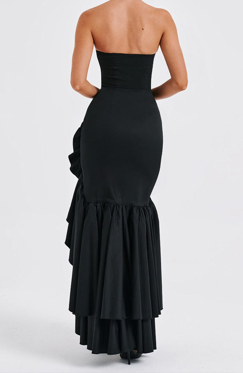 Rebeca Maxi Dress-Black