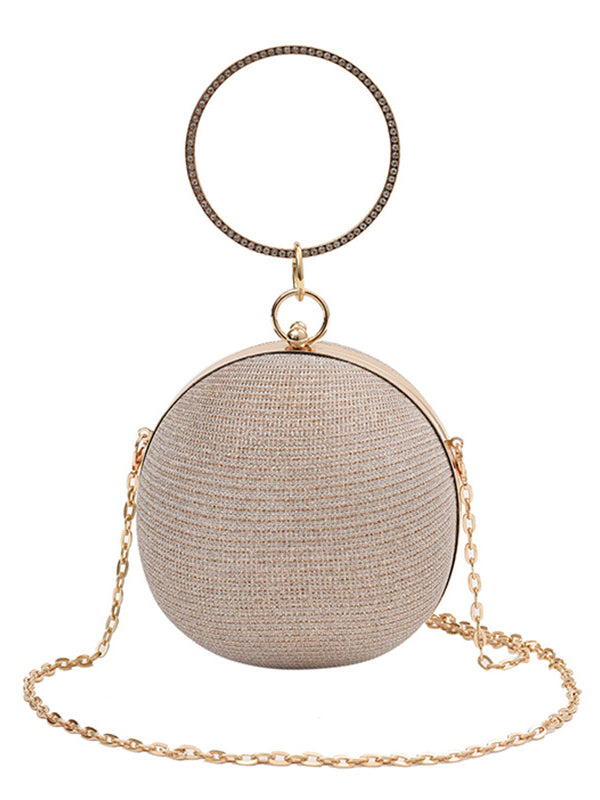 Chains Geometric Shiny Handbags Crossbody Bags Bags