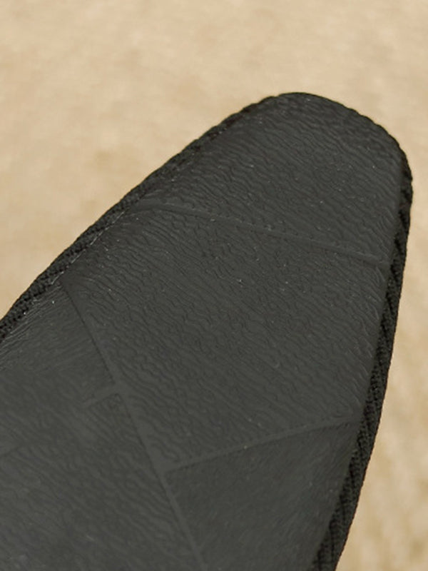 Solid Color Square-Toe Shoes Flats