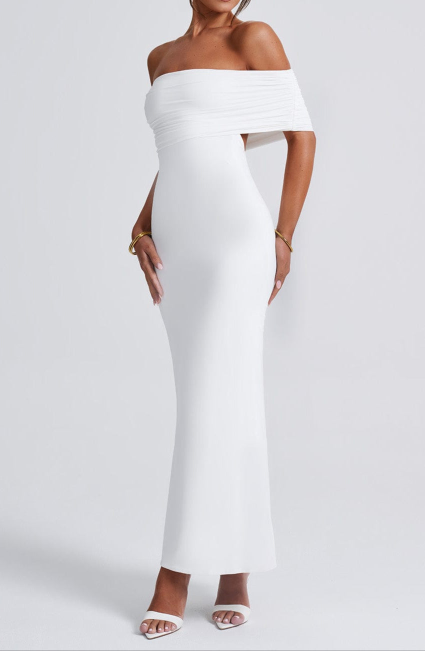 Cinzia Maxi Dress - White