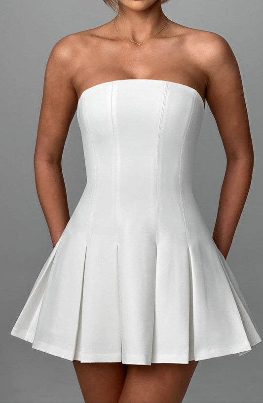 Danna Mini Dress-Ivory