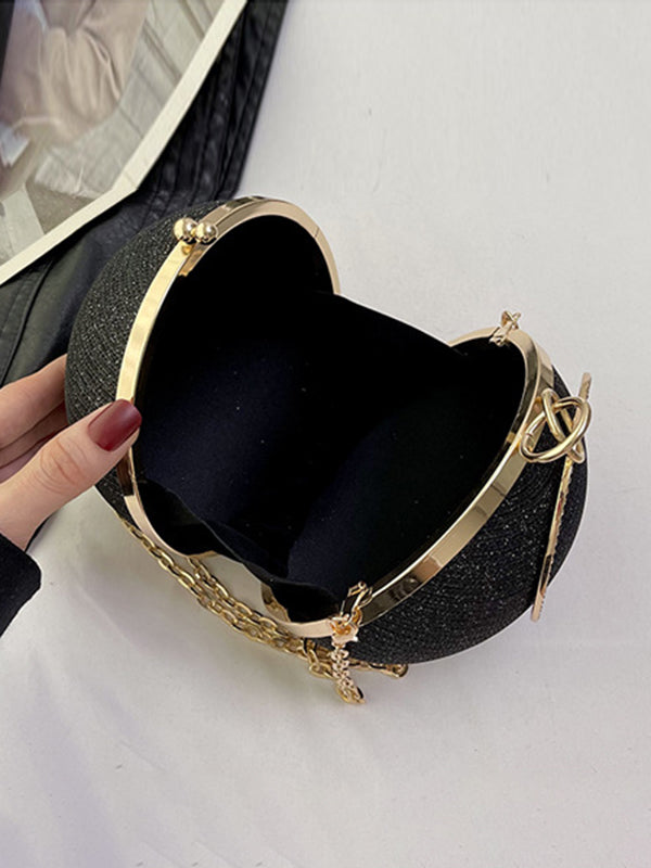 Chains Geometric Shiny Handbags Crossbody Bags Bags