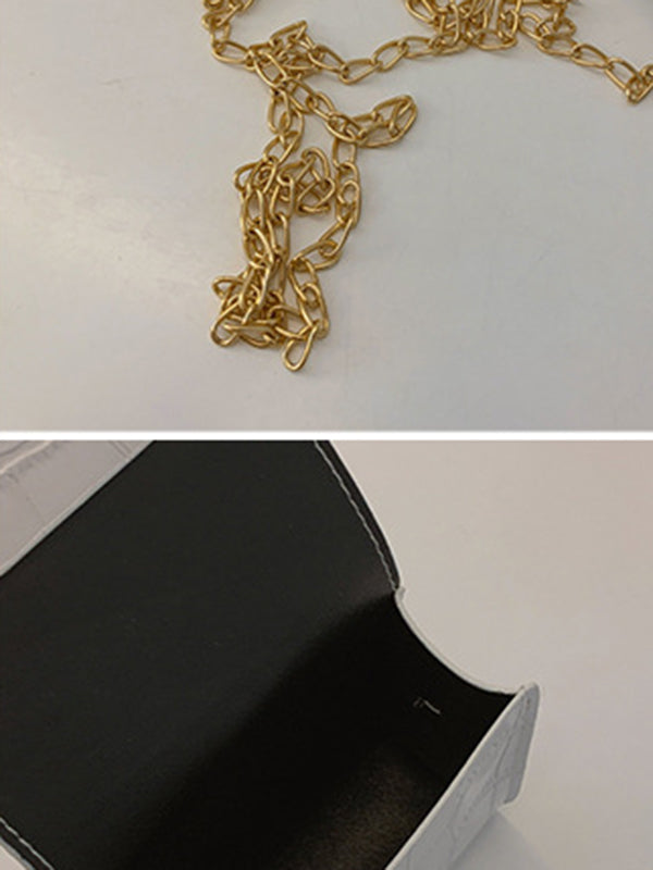 Chains Shiny Split-Joint Crossbody Bags Bags