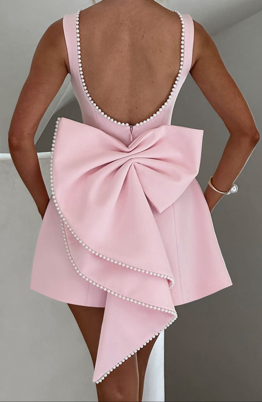 Alejandra Mini Dress - Blush