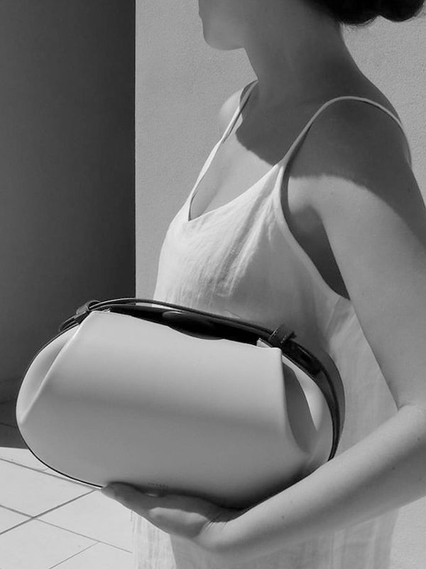 Geometric Pleated Split-Joint Satchels Handbags Crossbody Bags Bags