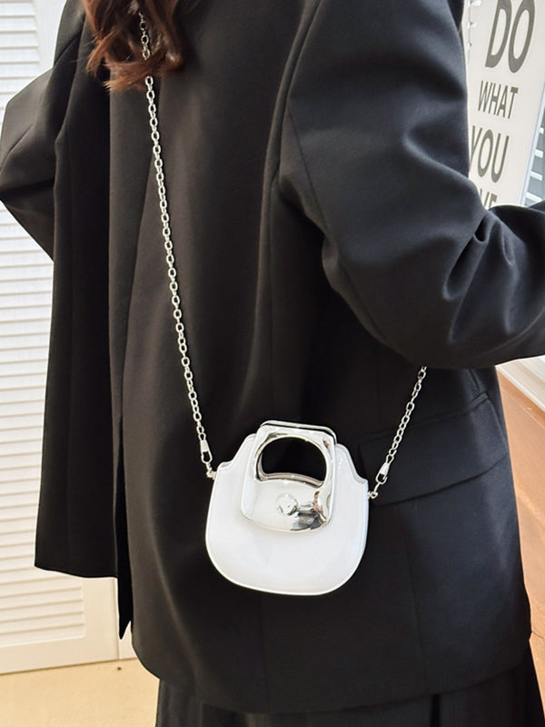 Chains Satchels Crossbody Bags