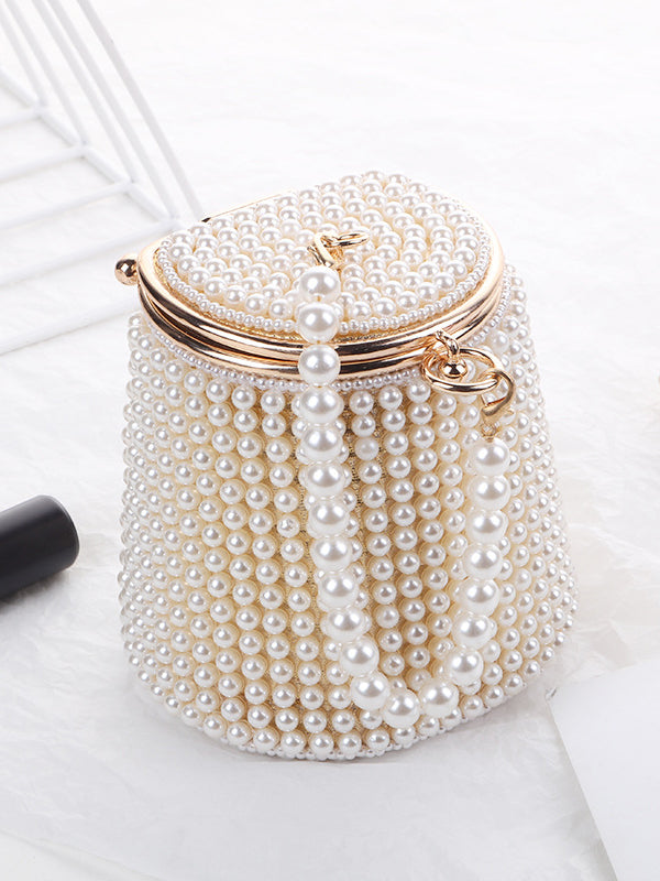 Geometric Pearl Handbags