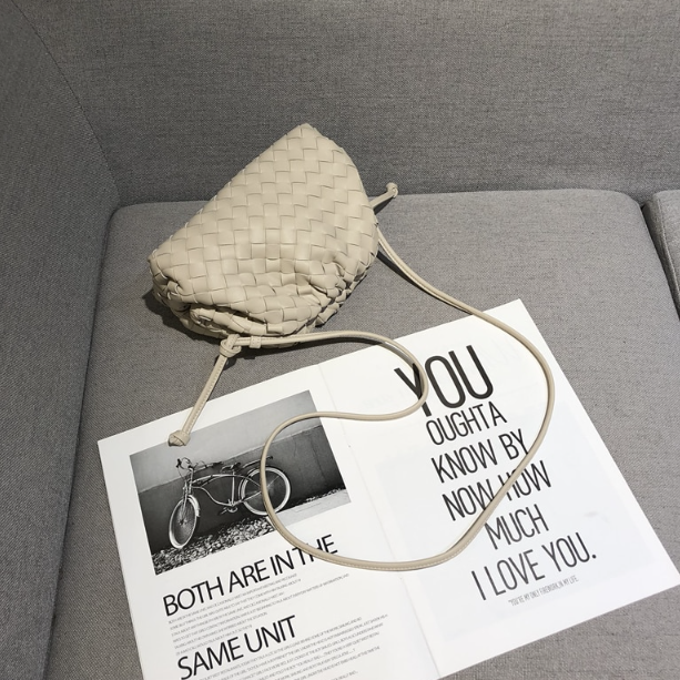 Jessica Woven Cloud Messenger Bag