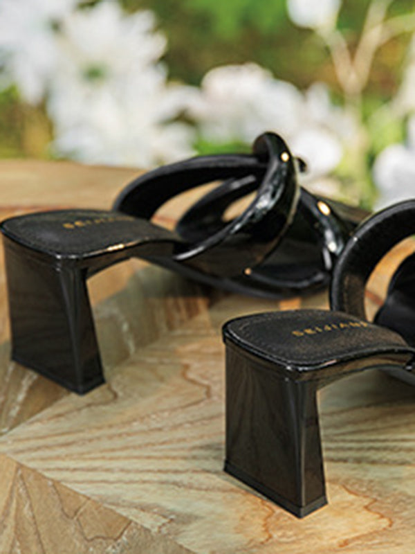 Open Toe Split-Joint Slippers Pumps Sandals