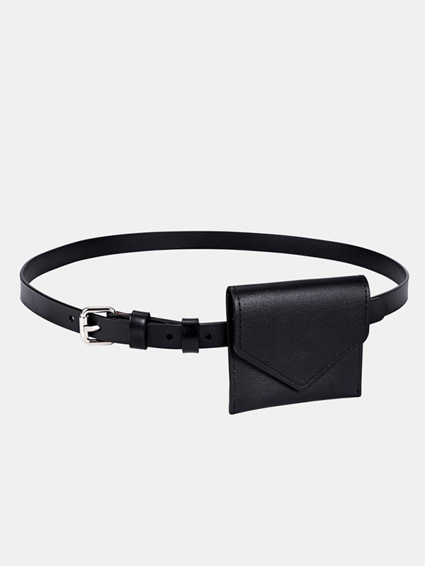 Belt Buckle Geometric Split-Joint Fanny Packs Bags Accessories Bags