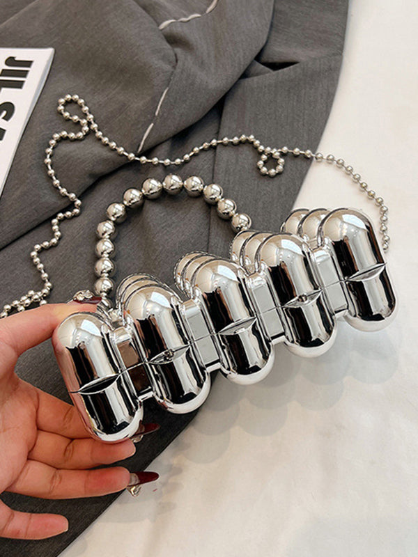 Beaded Geometric Shiny Handbags Crossbody Bags Bags Accessories