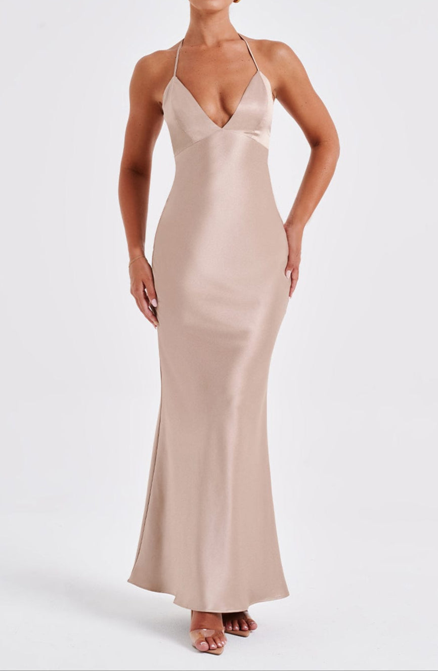 Ana Maxi Dress - Champagne