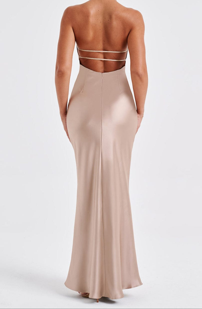 Ana Maxi Dress - Champagne