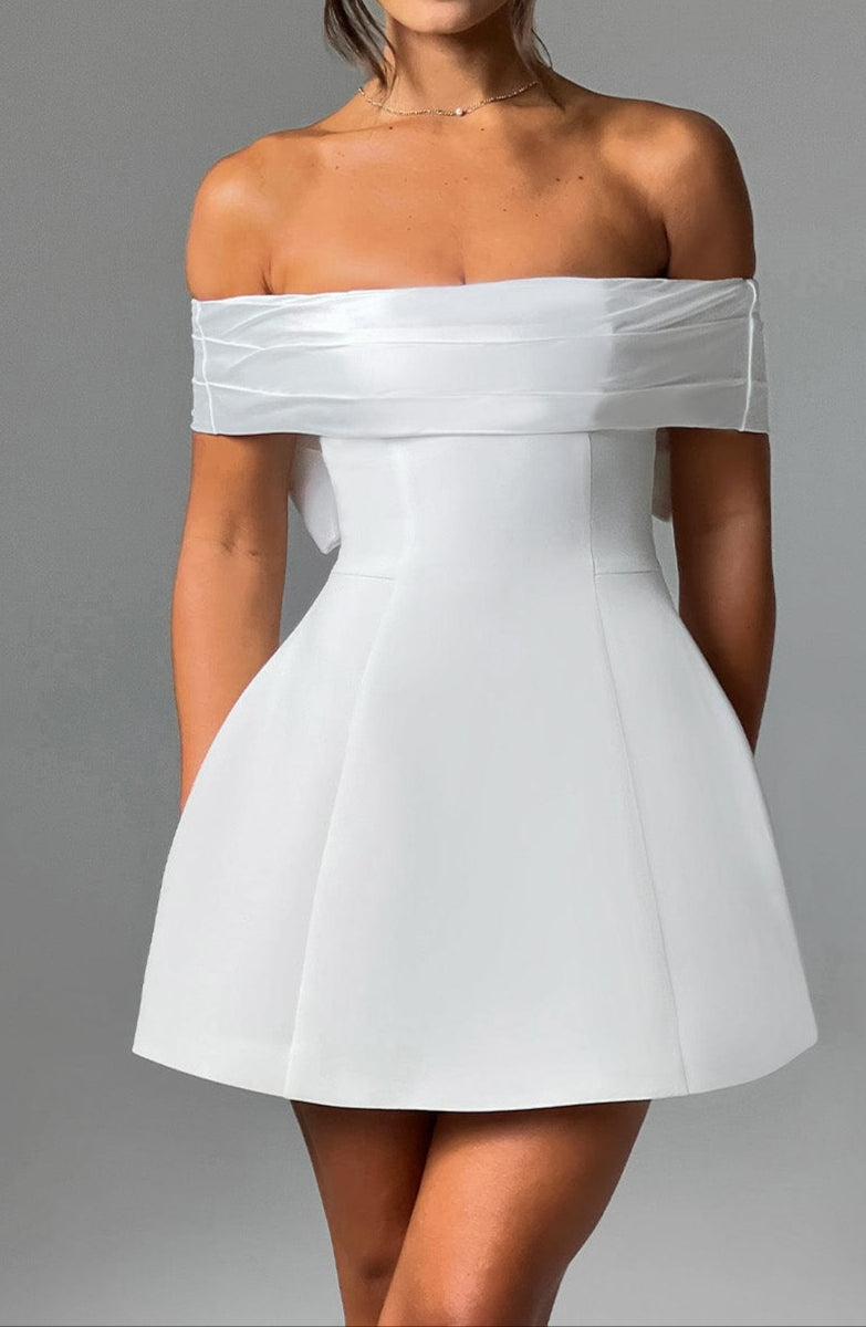 Paula Mini Dress - Ivory