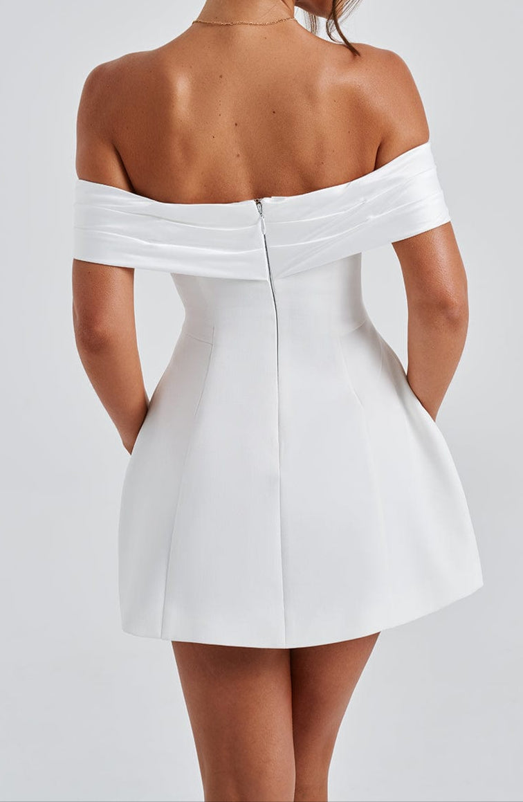 Paula Mini Dress - Ivory