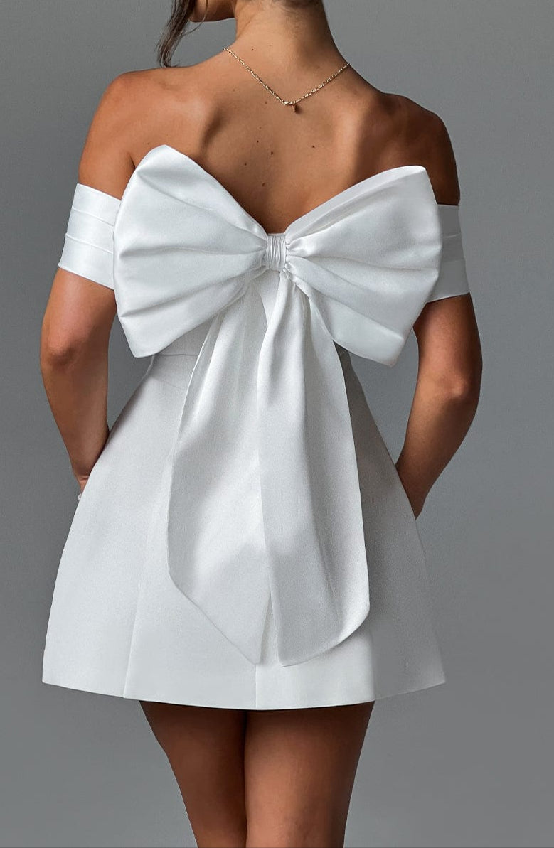 Paula Mini Dress - Ivory