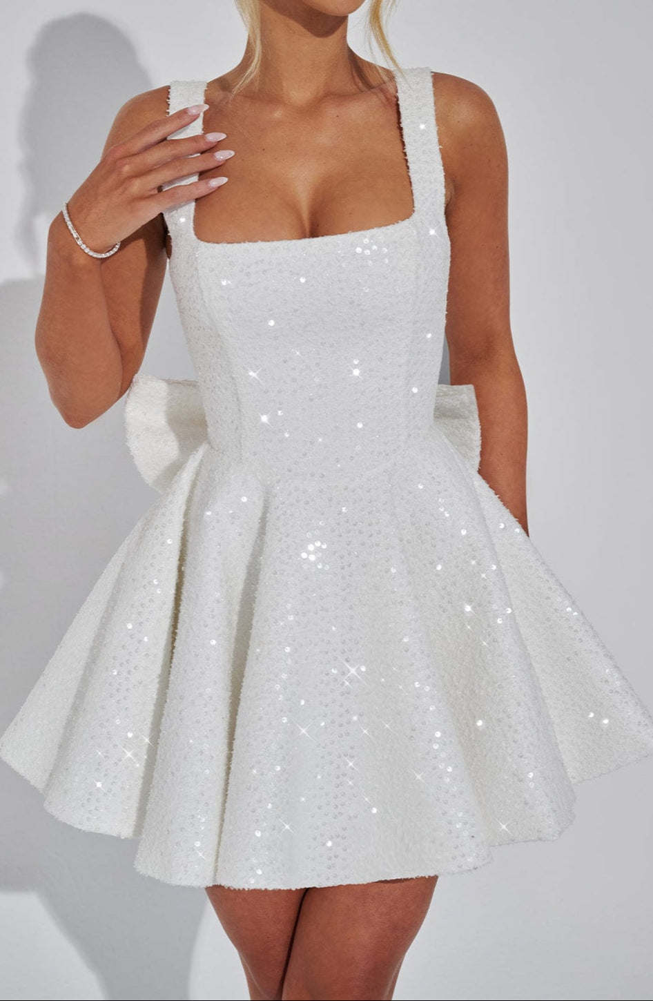 Noa Mini Dress - Ivory