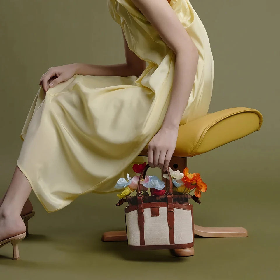 Luxurious Genuine Leather Messenger Shoulder Bag