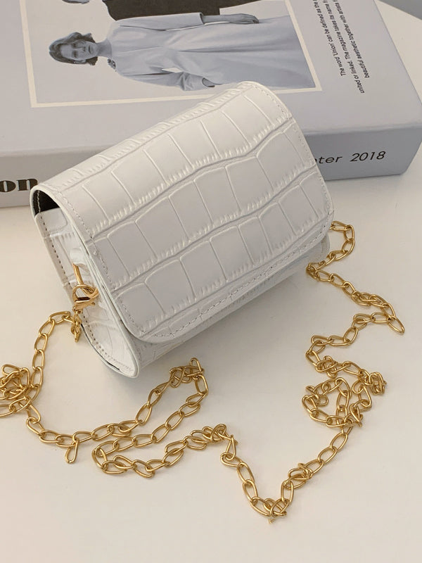 Chains Shiny Split-Joint Crossbody Bags Bags
