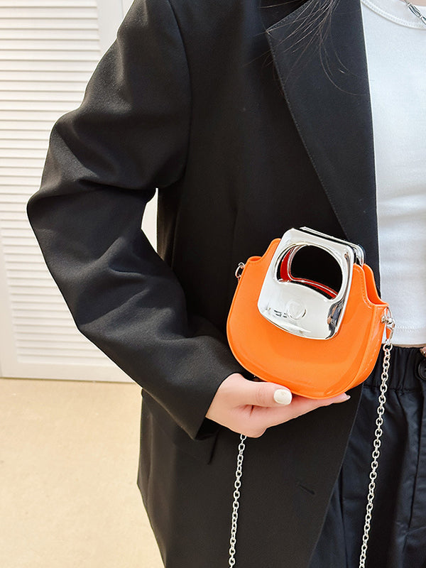 Chains Satchels Crossbody Bags