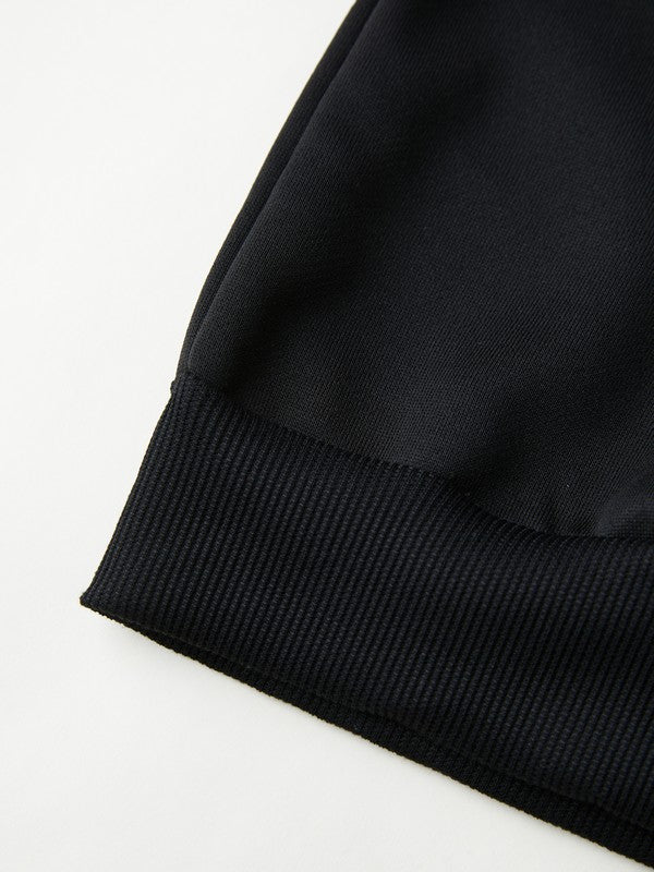 Black Vintage Skull Print Zip Up Oversized Hoodie