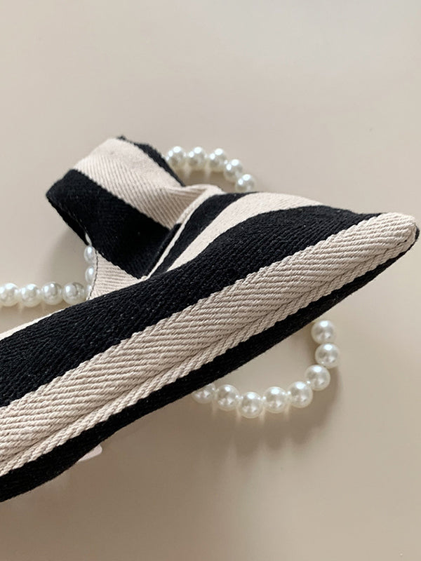 Beaded Contrast Color Split-Joint Striped Evening Bags & Clutches Crossbody Bags Bags Accessories Bags