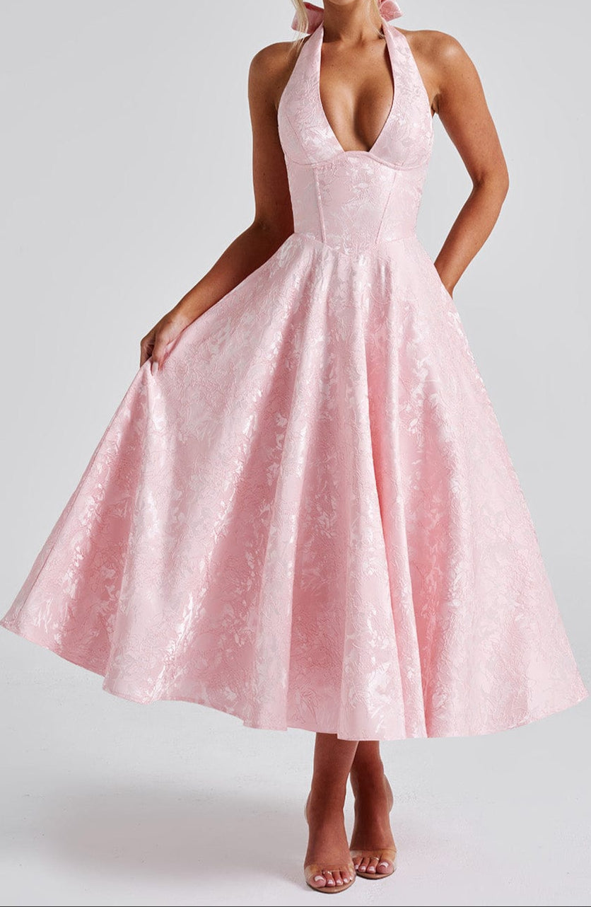 Helena Midi Dress - Blush