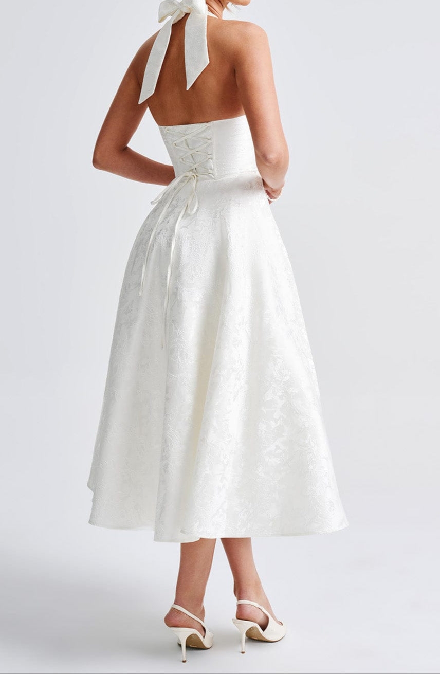 Patrizia Midi Dress - Ivory