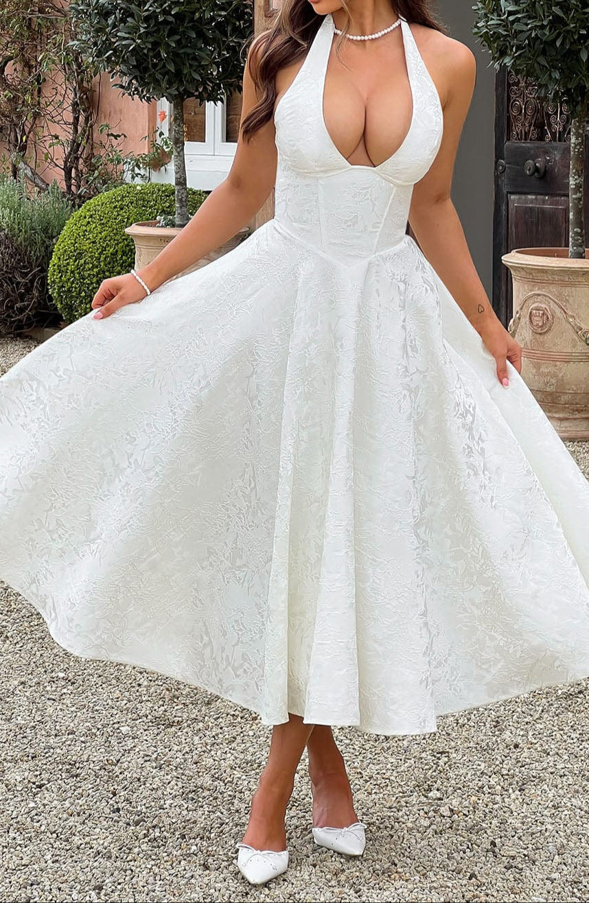 Patrizia Midi Dress - Ivory