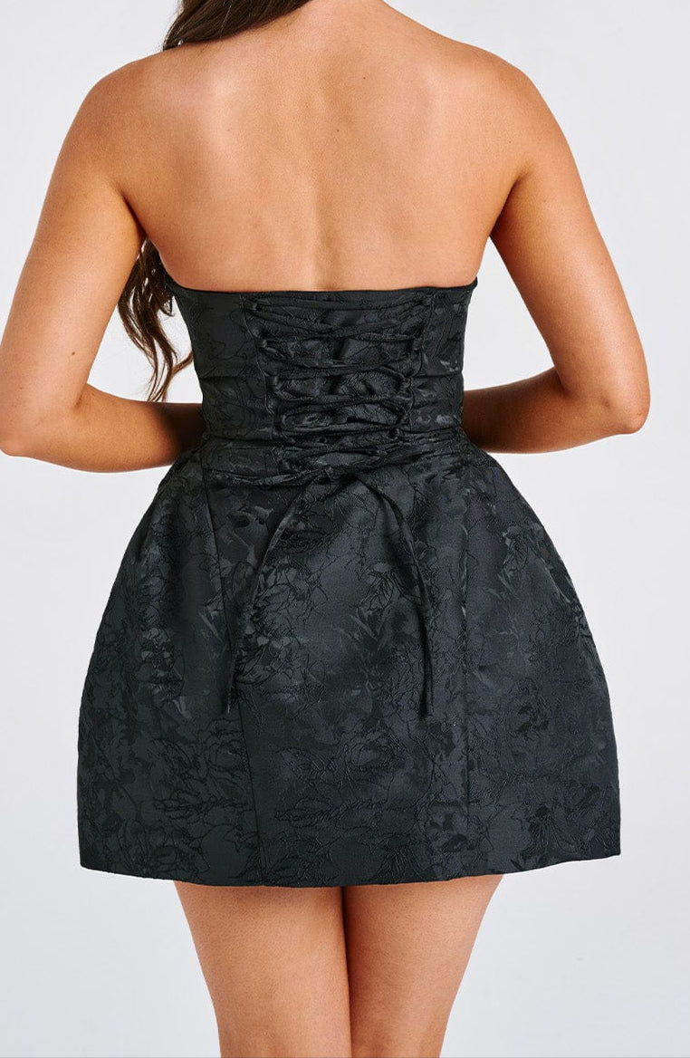 Ludovica Mini Dress - Black