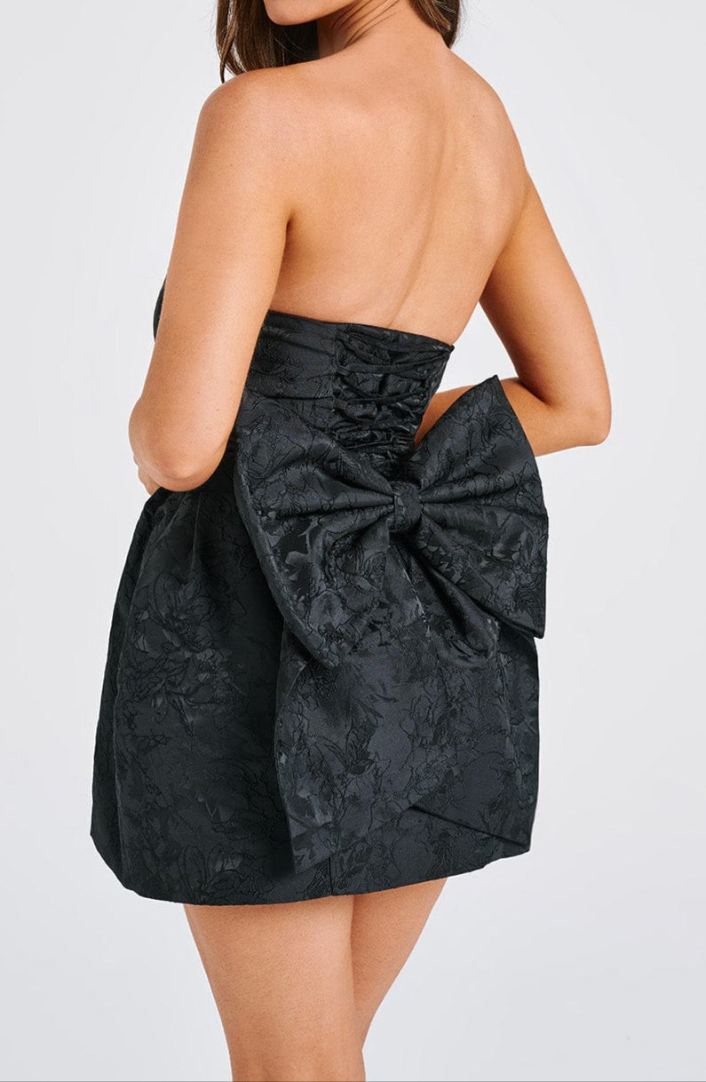 Ludovica Mini Dress - Black