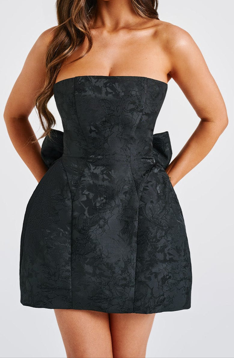 Ludovica Mini Dress - Black