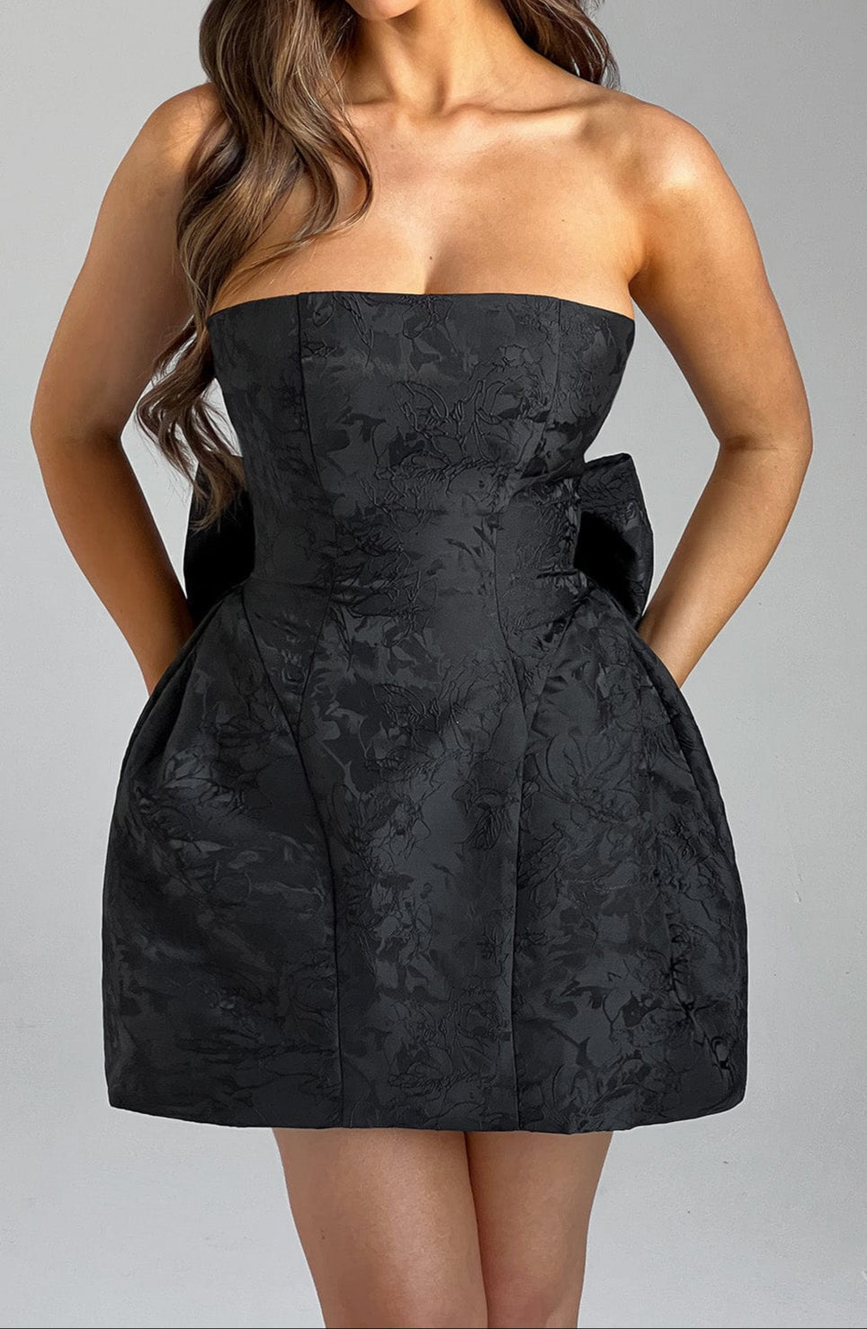 Ludovica Mini Dress - Black