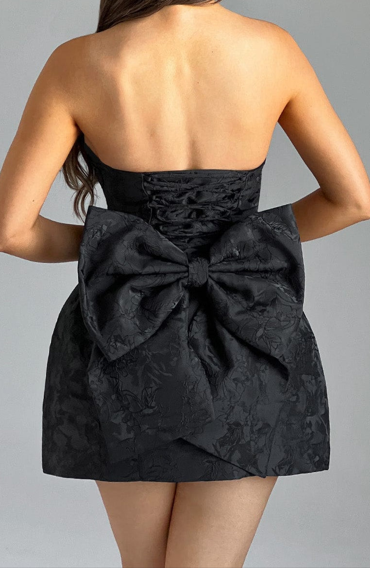 Ludovica Mini Dress - Black