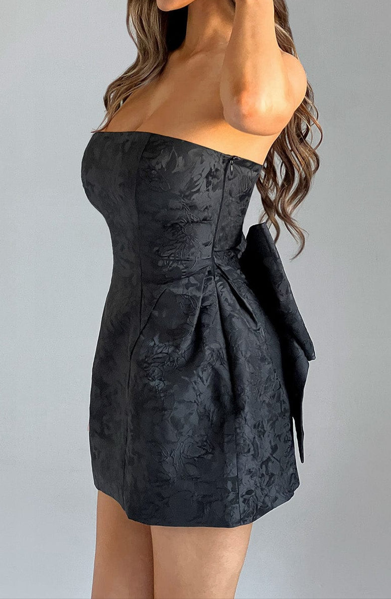 Ludovica Mini Dress - Black