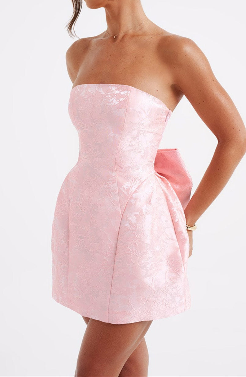 Hagne Mini Dress - Blush