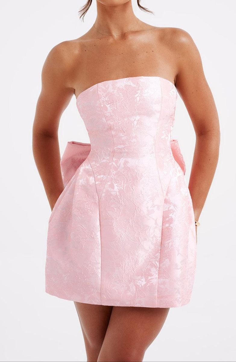 Hagne Mini Dress - Blush