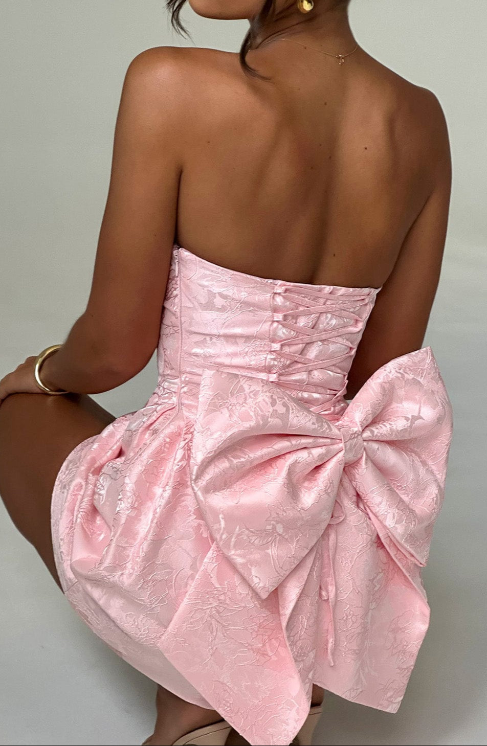 Carlota Mini Dress - Blush