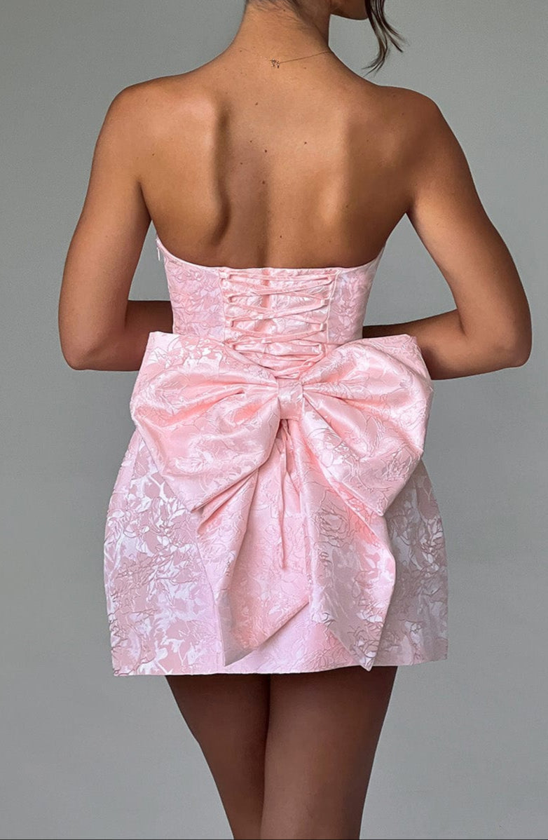 Hagne Mini Dress - Blush