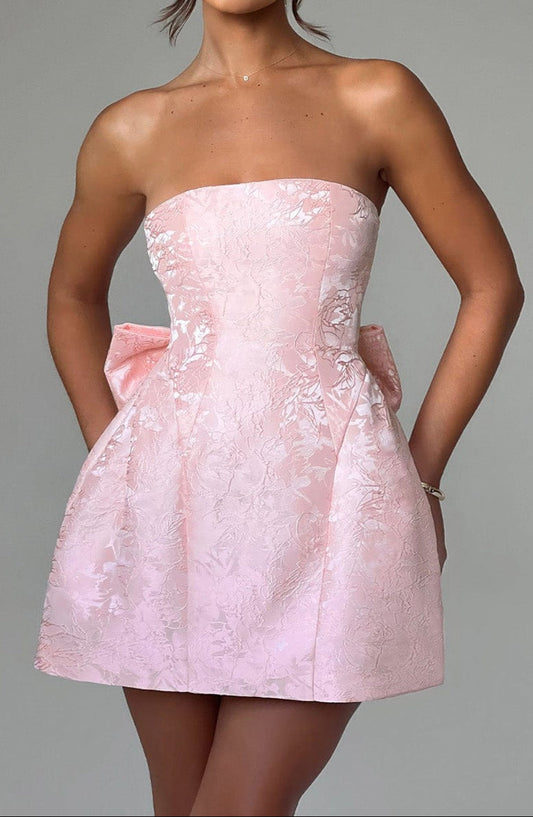 Hagne Mini Dress - Blush