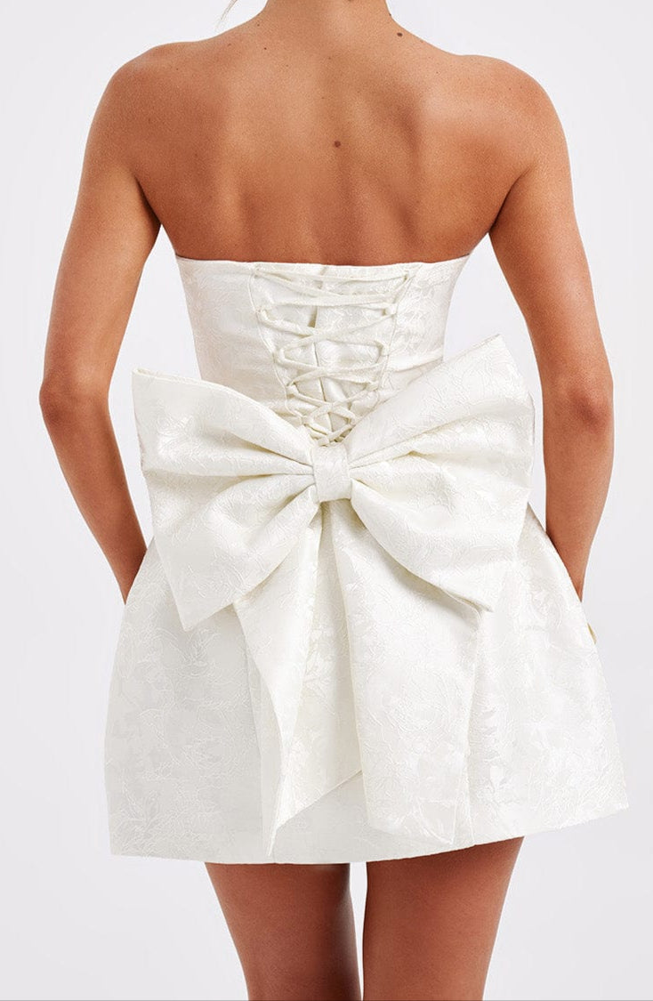 Honora Mini Dress - Ivory