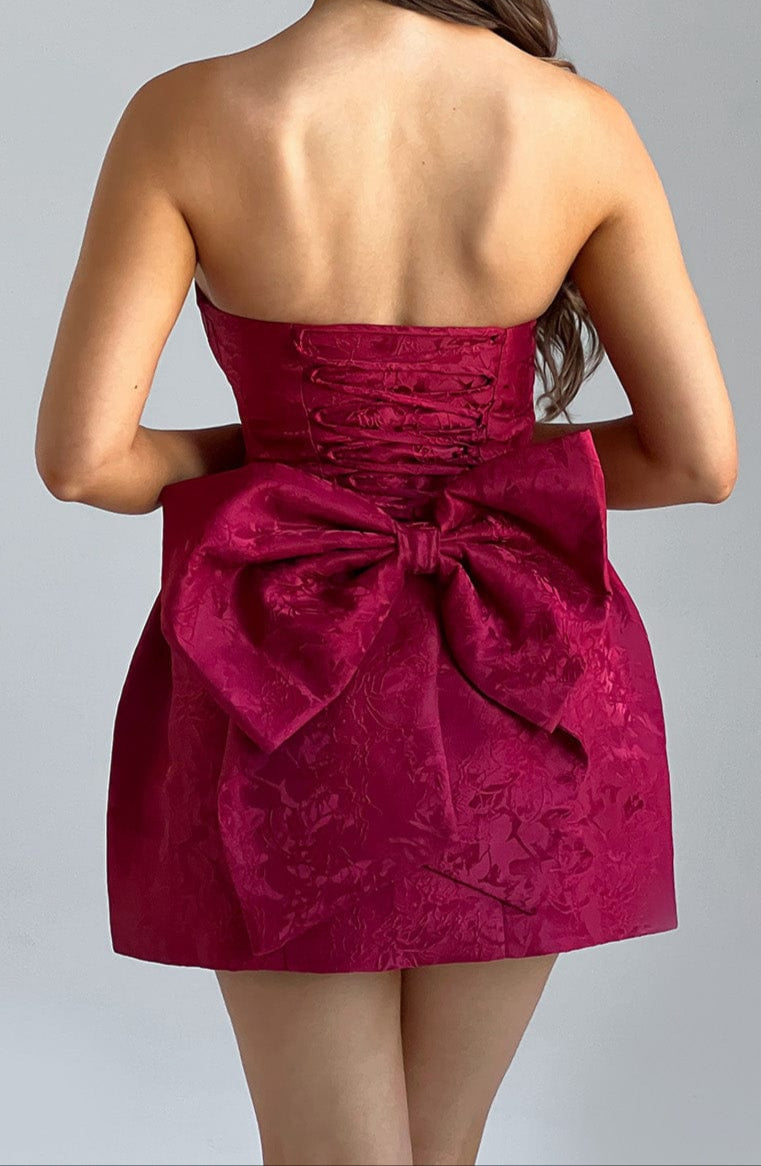 Carmela Mini Dress - Red