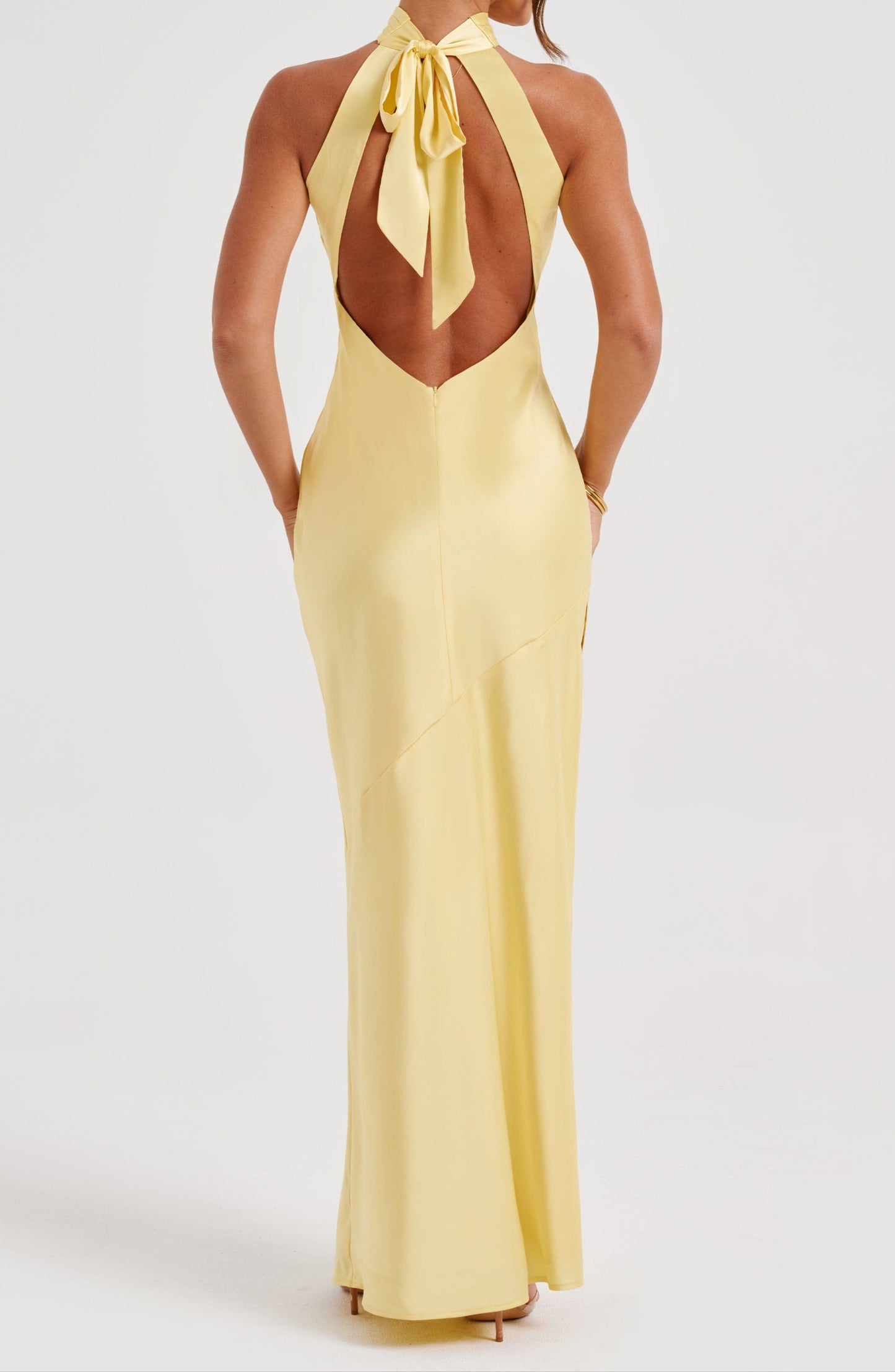 Alba Maxi Dress - Lemon